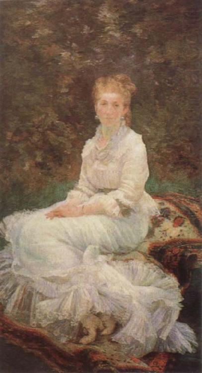 The Lady in White, Marie Bracquemond